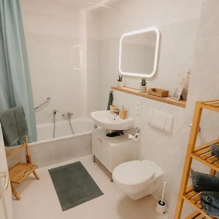 דירה Traber 1 Sz Zentral Ruhig Balkon לייפציג